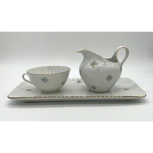 Seltmann Weiden “Diane” Creamer w/Coffee Cup and Tray Set